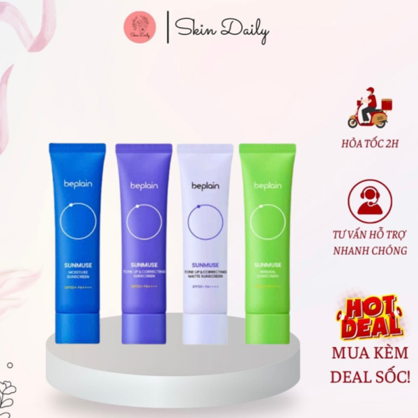 Kem Chống Nắng Beplain Sunmuse Mineral Sunscreen 50ml - KCN03