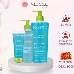 Gel Rửa Mặt Cho Da Mụn Bioderma 500ml - SRM03
