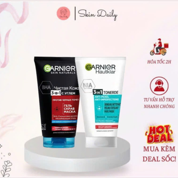 Sữa Rửa Mặt Giảm Mụn Garnier 100ml - SRM04