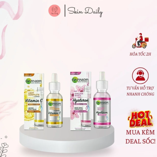 Serum Garnier Giảm Mụn Cho Da Dầu 30ml - SR04 - Hình ảnh 2