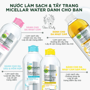 nước tẩy trang nào tốt cho da dầu