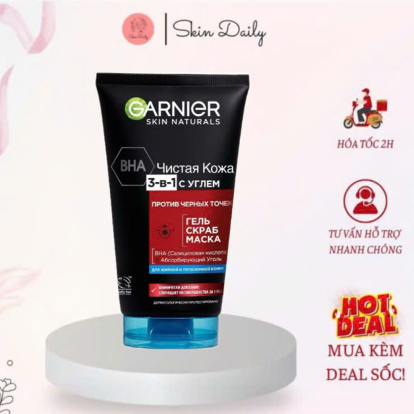 Sữa Rửa Mặt Giảm Mụn Garnier 100ml - SRM04 - Hình ảnh 2