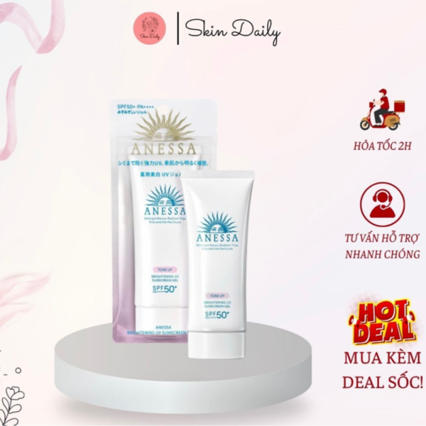 Kem Chống Nắng Dạng Sữa Chống Trôi Anessa 60ml - KCN01 - Hình ảnh 2
