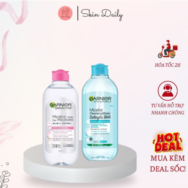 Nước Tẩy Trang Cho Da Dầu Garnier 400ml - NTT35 - Hình ảnh 3