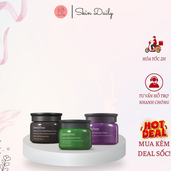 Kem Dưỡng Ẩm Innisfree Green 50ml - KDA04