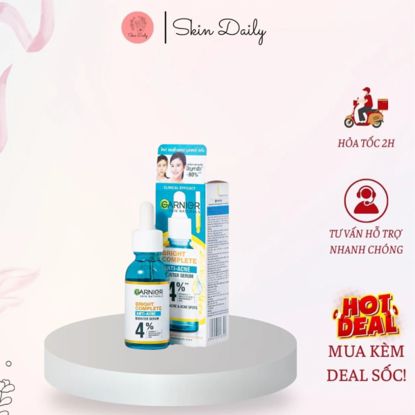 Serum Garnier Giảm Mụn Cho Da Dầu 30ml - SR04 - Hình ảnh 3
