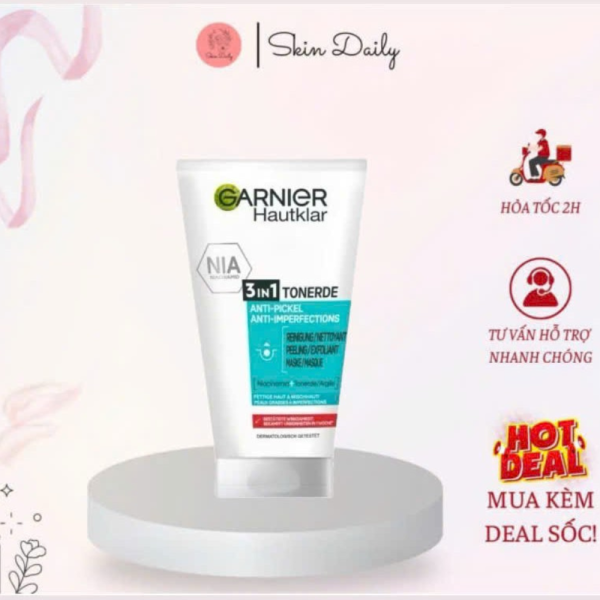 Sữa Rửa Mặt Giảm Mụn Garnier 100ml - SRM04 - Hình ảnh 3