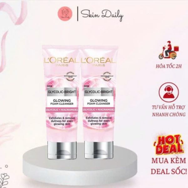Sữa Rửa Mặt Cấp Ẩm L'Oreal Paris 100ml - SRM05 - Hình ảnh 3