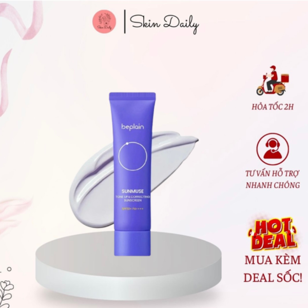 Kem Chống Nắng Beplain Sunmuse Mineral Sunscreen 50ml - KCN03 - Hình ảnh 3