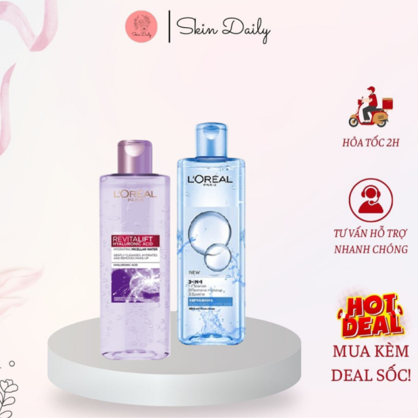 Nước Tẩy Trang Da Dầu Mụn L’Oréal 400ml - NTT40 - Hình ảnh 4