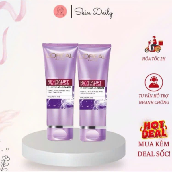 Sữa Rửa Mặt Cấp Ẩm L'Oreal Paris 100ml - SRM05 - Hình ảnh 4
