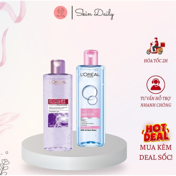 Nước Tẩy Trang Da Dầu Mụn L’Oréal 400ml - NTT40 - Hình ảnh 5