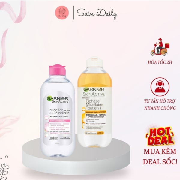 Nước Tẩy Trang Cho Da Dầu Garnier 400ml - NTT35 - Hình ảnh 5