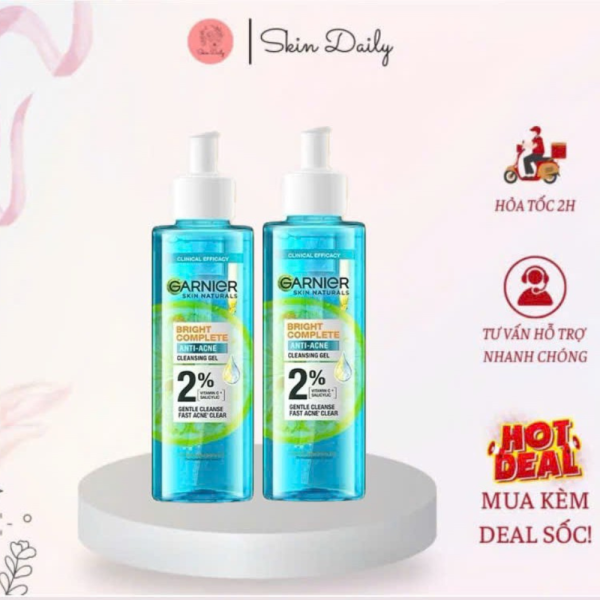 Sữa Rửa Mặt Giảm Mụn Garnier 100ml - SRM04 - Hình ảnh 5