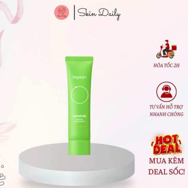 Kem Chống Nắng Beplain Sunmuse Mineral Sunscreen 50ml - KCN03 - Hình ảnh 5
