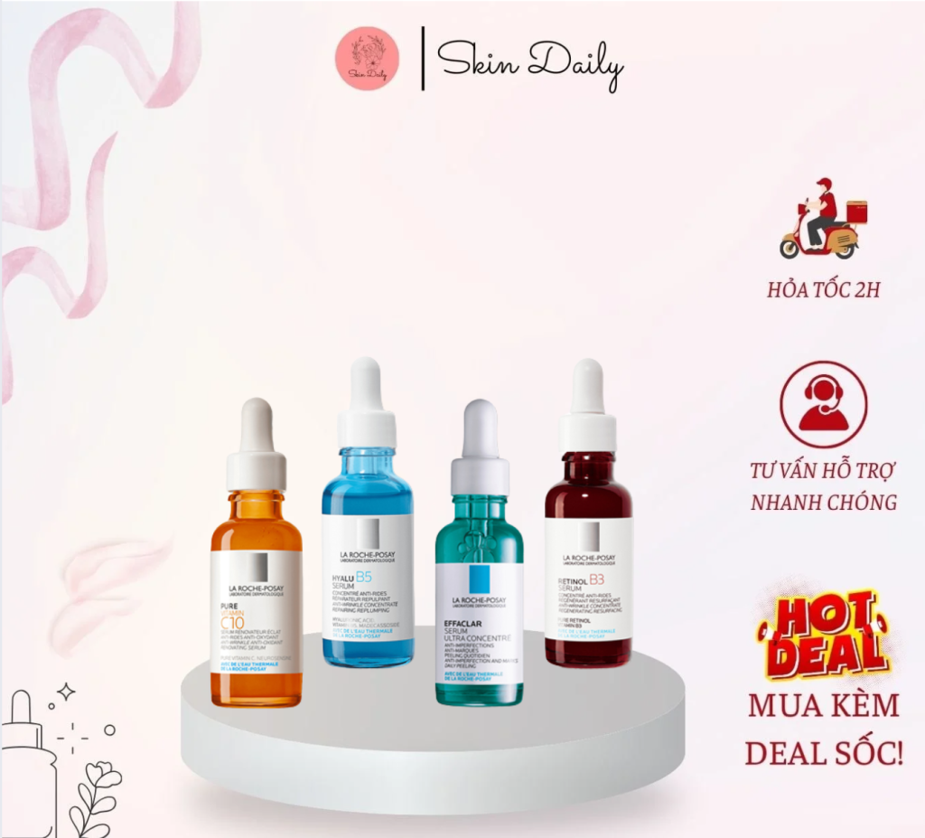 Serum Cho Da Hỗn Hợp Thiên Khô – La Roche-Posay 30ml