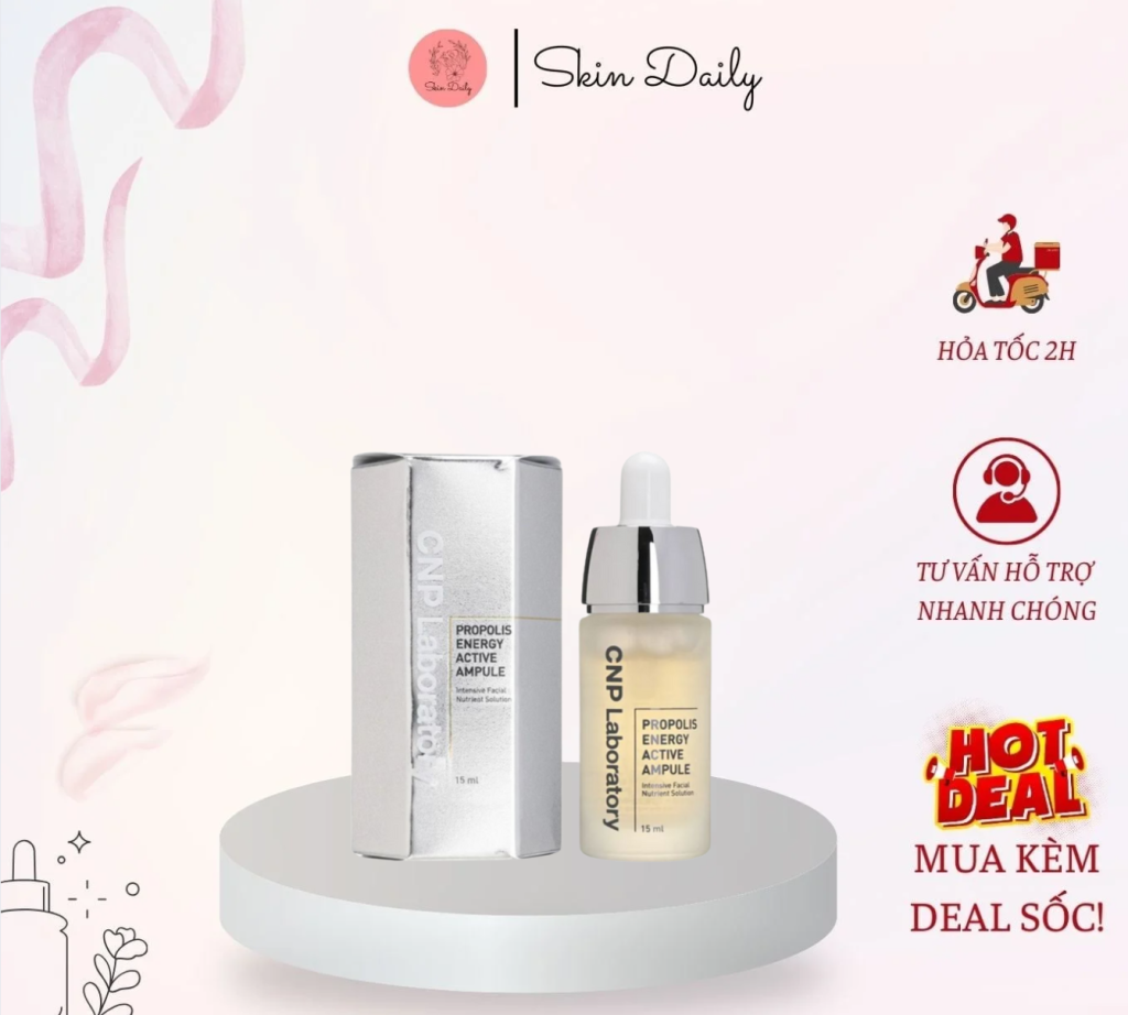Serum Cho Da Khô Tốt – Có Nên Dùng Tinh Chất CNP Keo Ong Phục Hồi Da 15ml?