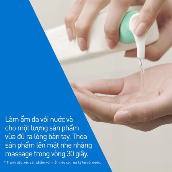 Sữa rửa mặt giúp làm sạch sâu dành cho da dầu Cerave Foaming Facial Cleans 236ML - Hình ảnh 7